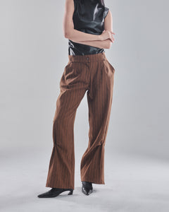 Knot pants in brown