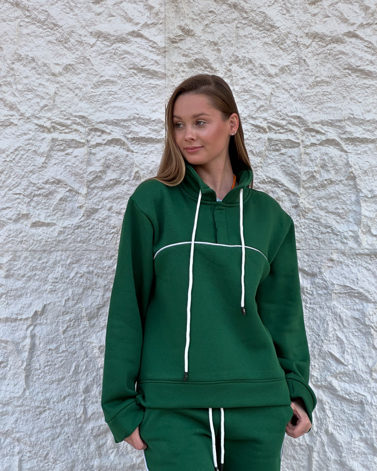 Run sweatshirt in green