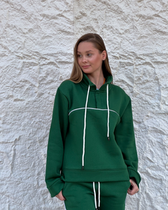 Run sweatshirt in green