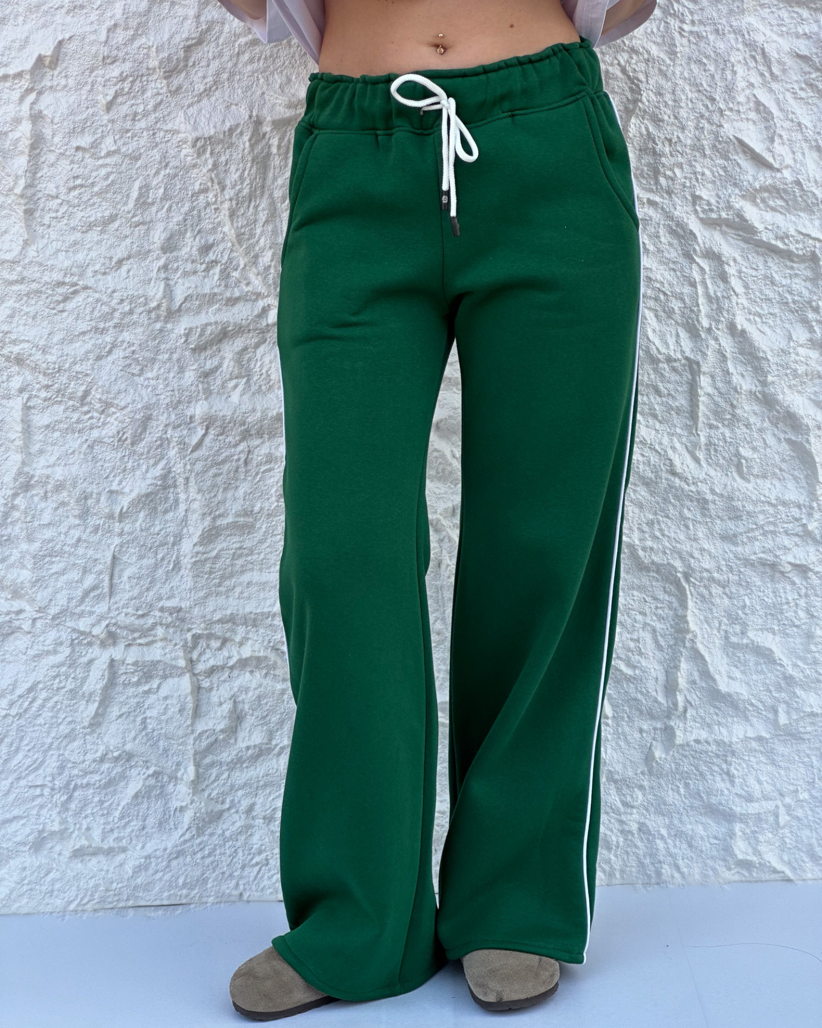 Run pants in green