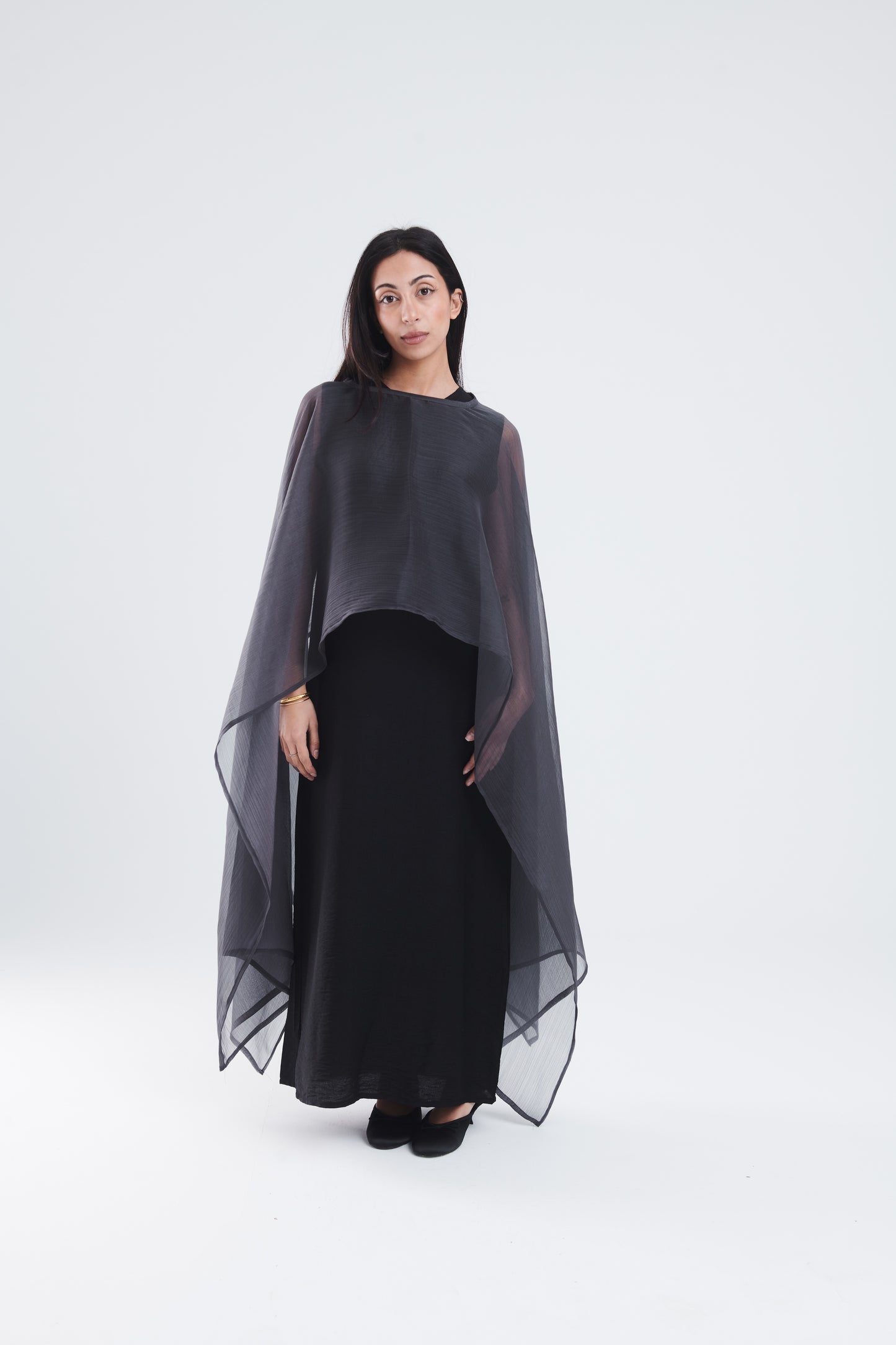 The cape in grey