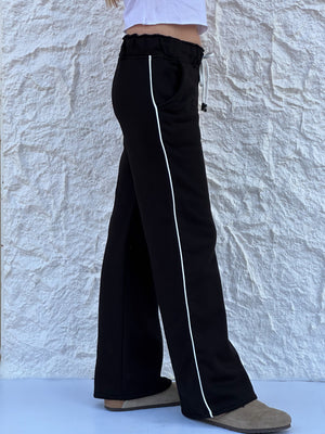 Run pants in black