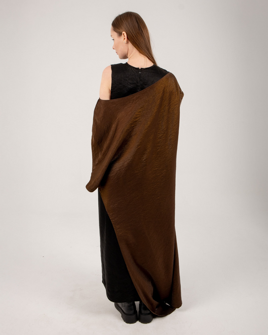 Twist it kaftan in brown